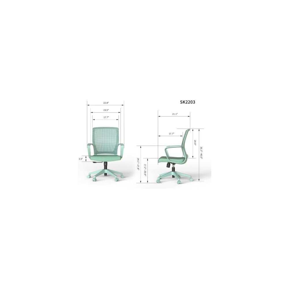 Mesh Office Chair 350LBS Capacity,Ergonomic Desk Chair